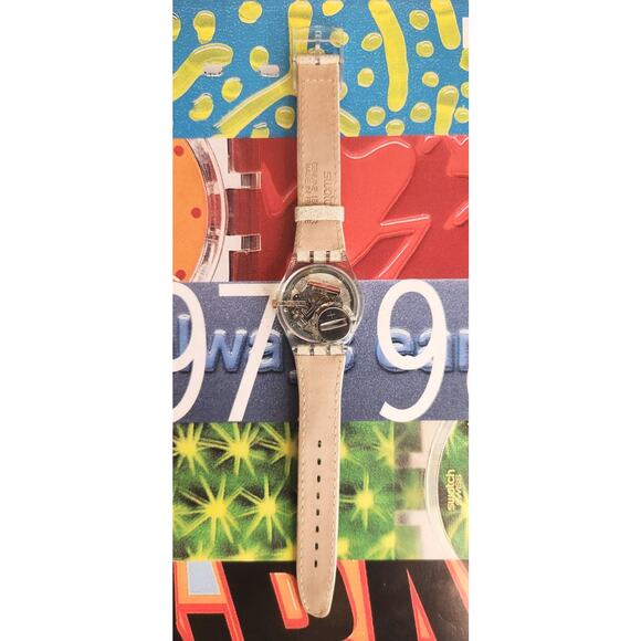 Swatch watch FEATHERS GK403 1994 Standard Gents New old stock - Picture 5 of 7
